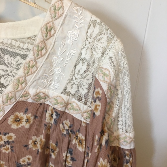 Gimmicks BKE Green Gables Dip Dye Blouse Small - Picture 13 of 16